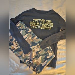 GAP Star Wars Pajamas Boys Size 14 Organic Cotton